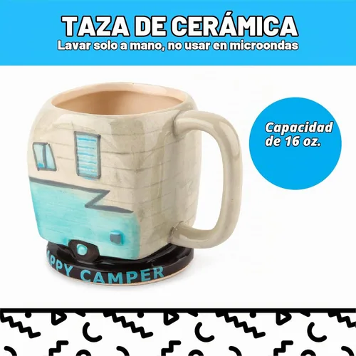 Vista 3 de Taza BigMouth Happy Camper