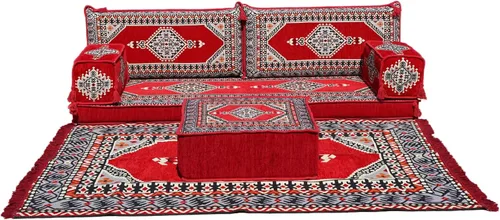 Vista 39 de arabicsofa Sofá de piso árabe Jalsa - Sofá tradicional hecho a mano para sala de estar