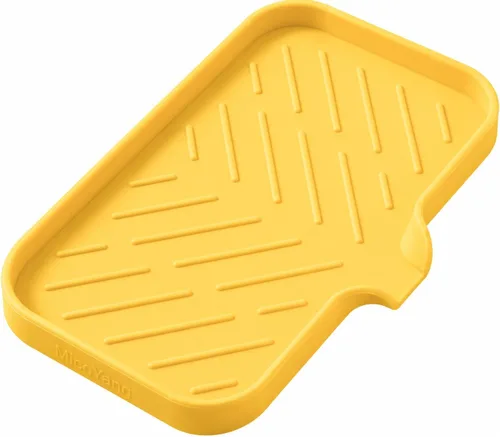 Vista 46 de MicoYang Jaboneras de Baño de Silicona con Boquilla de Drenaje - Organizador de Fregadero de Baño y Cocina, Soporte para Esponja, Bandeja de Jabón