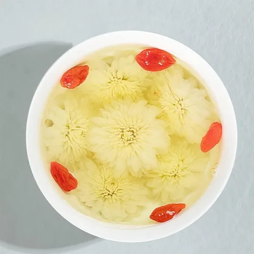 Vista 7 de Té de crisantemo 3.53 oz de flores secas de crisanteo té de hojas sueltas Made From Pure Chrysanthemum Flowers,Mild Sweet & Delicious Flavor