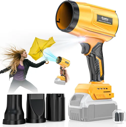 Vista 10 de Soplador de hojas de 800,000 RPM compatible con Makita18V: soplador de polvo inalámbrico Ecarke Turbo Jet Soplador eléctrico de mano alimentado