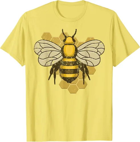 Vista 71 de Retro Beekeeper Beekeeper Honey Bumblebee Vintage Saves Bees T-Shirt Asphalt Grey