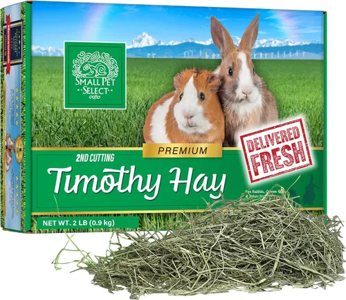 Vista 8 de Small Pet Select 2º Corte Perfect Blend Timothy Hay, alimento para cobaya, conejo, hámster, conejito, chinchilla u otros animales pequeños, heno