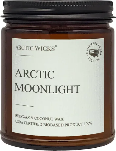 Vista 39 de Velas perfumadas de cera de abeja y coco, 9 onzas, ámbar, rústicas, no tóxicas, de combustión limpia, 100% certificada por USDA, a base de plantas