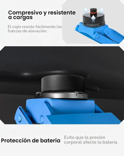 Vista 6 de Kit de inflador de neumáticos para bomba portátil Tesla, 4