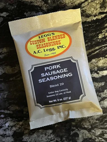 Vista 3 de A.C. Legg Old Plantation Seasonings - Blend 29 - Condimento de salchicha de cerdo - 8 onzas