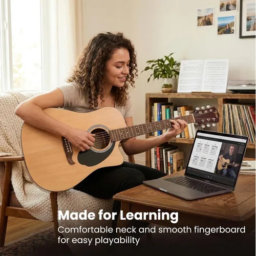 Vista 5 de Fender FA-125CE - Conjunto de guitarra electroacústica
