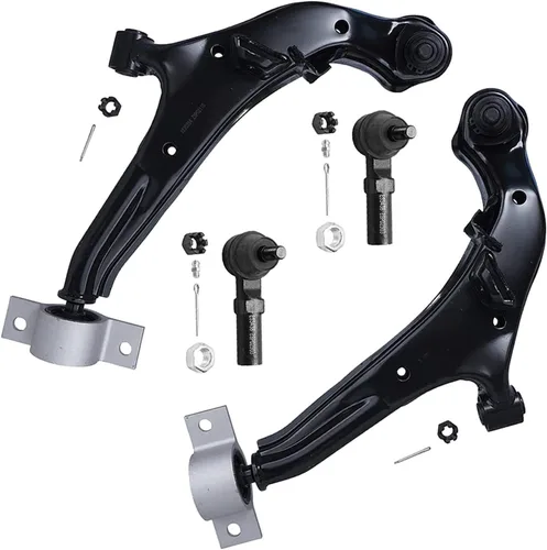 Vista 21 de Detroit Axle - 4 piezas de brazos de control traseros para Ford C-Max, Focus, Mazda 3 5, Volvo C30, C70, S40, V50, 4 brazos de control superiores e