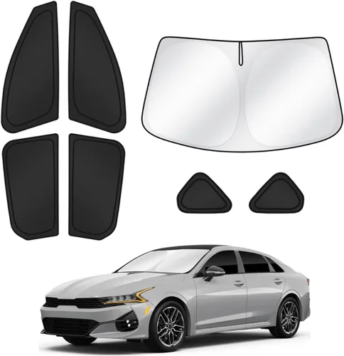 Vista 46 de Canvcle Parasol para parabrisas para Tesla modelo Y/3 2017-2025 2026 (compatible con modelos 2025 Y Juniper/2024 Modelo 3 Highland), parasol grueso