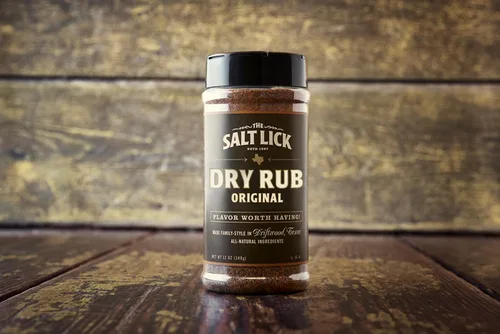 Vista 4 de Salt Lick BBQ Sauce and Dry Rub - Juego de salsas y condimentos para barbacoa Driftwood Texas, original y picante