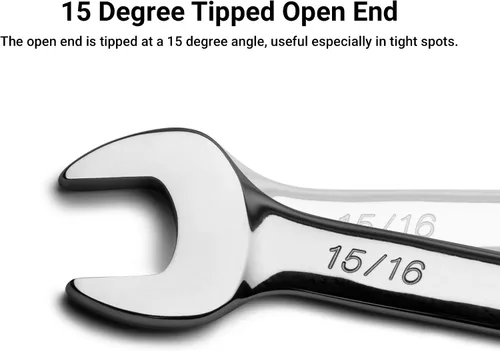 Vista 5 de Capri Tools Llave combinada de 1 pulgada, 12 puntos, SAE (1-1413)