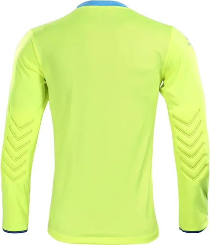 Vista 3 de KELME Kit de uniforme de portero de fútbol Camisa acolchada de portero de fútbol para hombre, pantalones cortos y calcetines, tallas para niños
