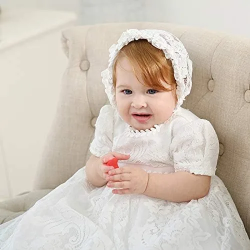 Vista 5 de Vestido de bautizo para niña, vestido de bendición para bautizo, vestido de bendición para niña de las flores, vestidos para ocasiones especiales