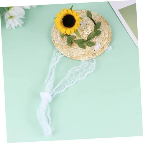 Vista 4 de Sombrero de vaquero blanco, sombreros de fiesta de vaquero, sombreros de fiesta blancos para perros, sombreros de fiesta para perros, sombrero