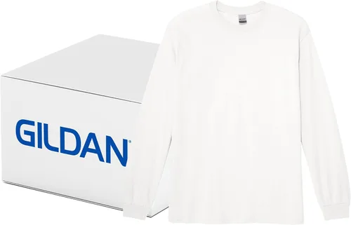 Vista 139 de Gildan - Camiseta de manga larga de algodón ultra estilo G2400 para adultos, paquete múltiple