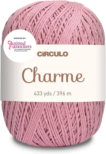 Vista 62 de CIRCULO Charme - Paquete de hilo para tejer y ganchillo, 3 bolas de 100% algodón virgen brasileño mercerizado, peso deportivo suave, color 2012