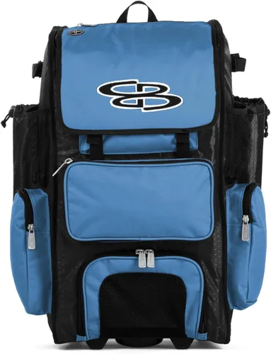 Vista 26 de Boombah Rolling Superpack - Bolsa para equipo de béisbol/sóftbol, varios colores, mango telescópico y capacidad para 4 murciélagos, versión