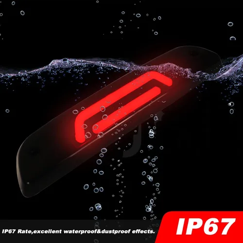 Vista 6 de Luces de freno de montaje alto LED de montaje alto, ensamblajes de tercera luz de freno compatibles con Toyota Tacoma Truck 1995-2015 luz trasera