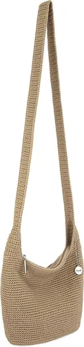 Vista 2 de The Sak Asher Bolso cruzado en ganchillo, bolso grande con correa de hombro única, bambú, Bambú