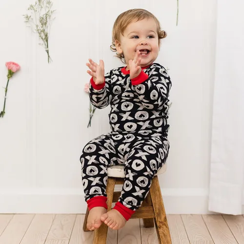Vista 3 de Burts Bees Conjunto de pijama para bebé camiseta y pantalón de 2 piezas 100 algodón orgánico
