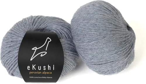 Vista 107 de 100% Hilo de Alpaca Baby para Tejer y Ganchillo - 1 Cono de Hilo Premium DK - Ligero, Hipoalergénico y Térmico Hecho en Perú - Ideal para Proyectos