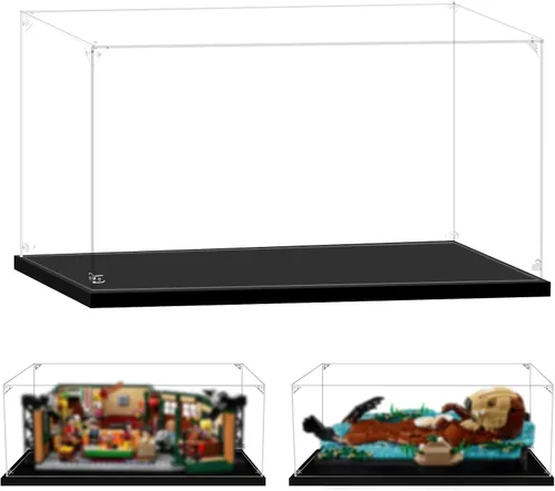 Vista 10 de Vitrina para Lego 42240 Aston Martin Aramco AMR25 F1, 42228 McLaren MCL39 F1, 42207 Ferrari SF-24 F1, 10292 Friends Apartments, 42206, 42141