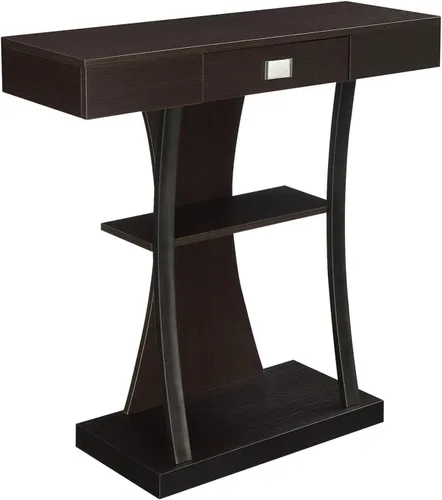 Vista 11 de Convenience Concepts Newport Harri - Mesa consola, madera de granero/negro Barnwood/Negro