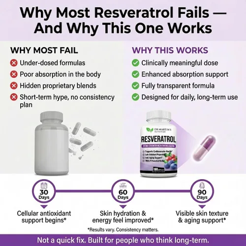 Vista 5 de Resveratrol extra fuerte 1568mg - 180 cápsulas - 3 meses de suministro Suplemento antioxidante Pastillas naturales de trans-resveratrol