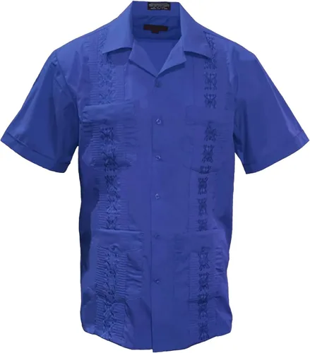 Vista 16 de Gravity Threads Camisa de verano Guayabera para hombre