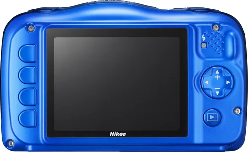 Vista 2 de Nikon COOLPIX S33 Cámara digital impermeable (azul) - Versión internacional