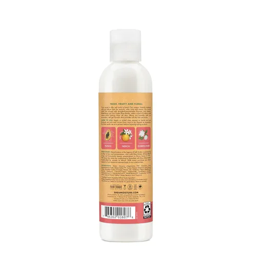 Vista 3 de SheaMoisture - Gel de leche para cabello rizado ondulado, papaya y neroli, sin parabenos, 8 onzas