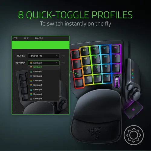 Vista 5 de Razer Orbweaver Chroma - Teclado de gaming Negro clásico