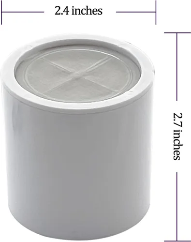 Vista 2 de El reemplazo del filtro de ducha ACA de 15 etapas elimina los sedimentos de cloro Reduce la piel seca con picazón, filtración de agua dura