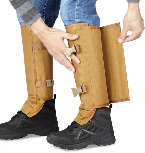 Vista 6 de TREKMASTER Polainas de serpiente, gorras de serpiente: protectores de serpientes impermeables para protección contra mordeduras de serpiente