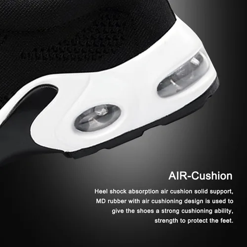 Vista 3 de AIRAVATA Air Cushion - Tenis de correr para mujer, transpirables, cómodos, antideslizantes, resistentes al desgaste