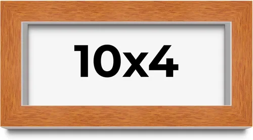 Vista 150 de Marco de 3 x 3 pulgadas de madera maciza de nuez y miel marrón con plexiglás acrílico UV, respaldo de tablero de espuma y accesorios para colgar