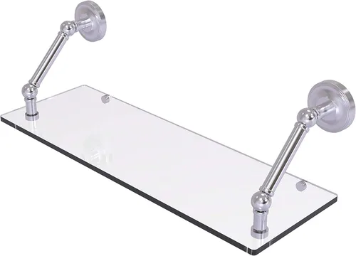Vista 29 de Allied Brass PR-1/22-ORB Pr - Estante de vidrio con bordes biselados de 1 pulgada, 22 pulgadas, bronce aceitado