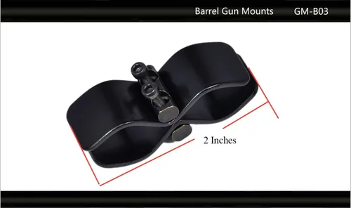 Vista 2 de Tactical Scorpion Gear TSG-GMB03 Aluminio Dual 5/8-1 3/8" Alcance Laser Mount - Negro