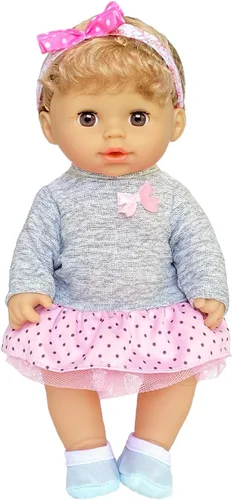 Vista 7 de farand paquete de 6 vestidos para muñeca Bebé Vestido trajes para muñeca de 12 pulgadas.