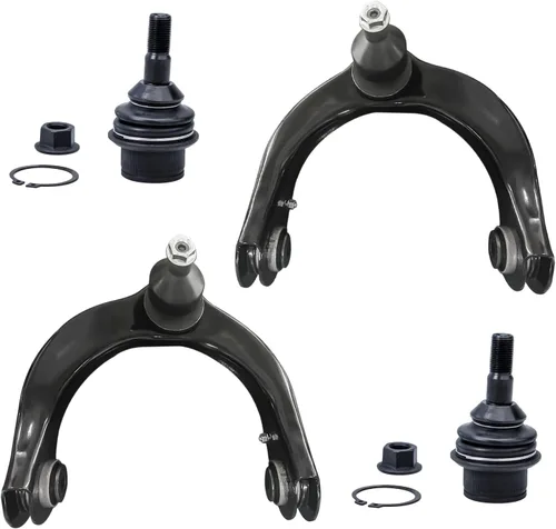 Vista 220 de Detroit Axle - Ejes de eje CV delantero izquierdo y derecho + Reemplazo de juntas esféricas de brazos de control inferiores delanteros para Ford