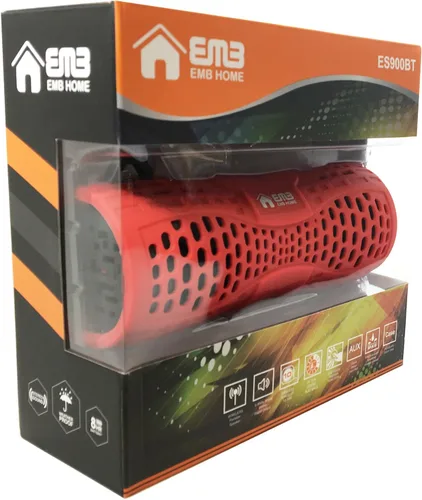 Vista 9 de EMB ES900BT Altavoz Bluetooth portátil súper fuerte resistente al agua (rojo)