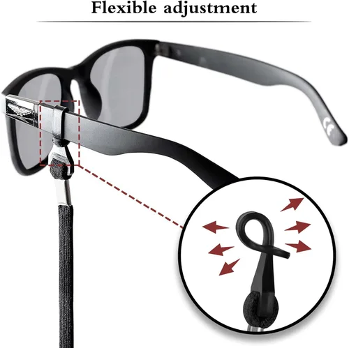 Vista 3 de ONESING 4-9 cadenas para lentes para mujer, soporte de cuerda para gafas, correa para gafas, cadena para gafas, cordón de regalo