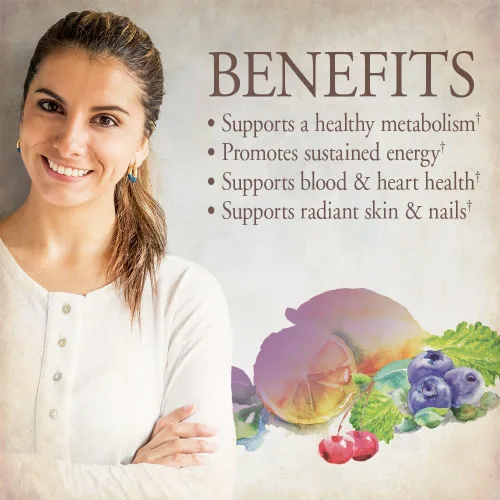Vista 2 de Suplemento multivitamínico orgánico Garden of Life, para mujer, tabletas múltiples, una vez al día, hhh-kyyy-tra-rat8289, 30, 1, 1