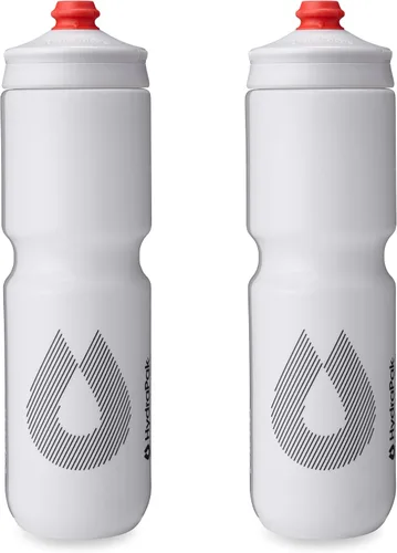 Vista 18 de HydraPak Breakaway Surge - Botella de agua ligera para bicicleta, paquete de 2 (20 onzas, 25 onzas, 30 onzas), botella de alto flujo, ciclismo