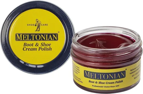 Vista 45 de Meltonian Betún en Crema para Zapatos, Betún para Botas, Betún para Zapatos de Cuero a Base de Aceite con Cera de Abejas, Restaura y Protege, Más
