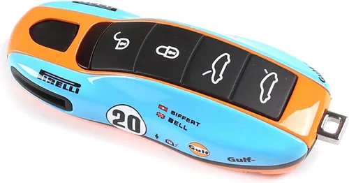 Vista 5 de Funda para llave de automóvil para Porsche Panamera 2010-2019, Cayenne 2011-2020, 911 2013-2020, Macan 2014-2019, Boxster 2013-2016, Cayman