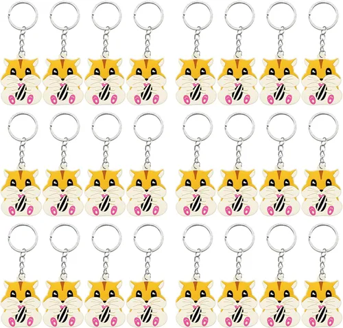 Vista 11 de Paquete de 24 bonitos llaveros para fiestas de abejas de miel, abejorro, mamá a abeja, Oh Babee, Baby to Bee baby shower, abeja adulta, abeja reina