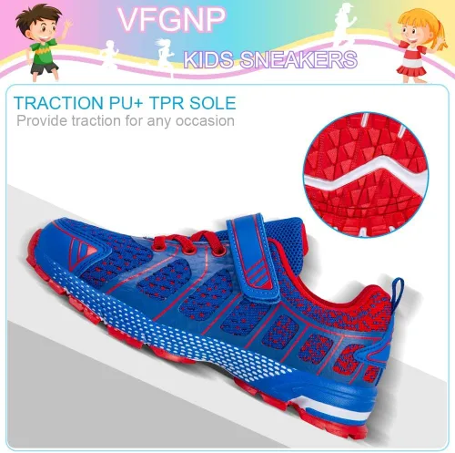 Vista 4 de VFGNP Sneakers for Boys and Girls, Kids Tennis Running Shoes, Lightweight Breathable Sport Athletic Shoe