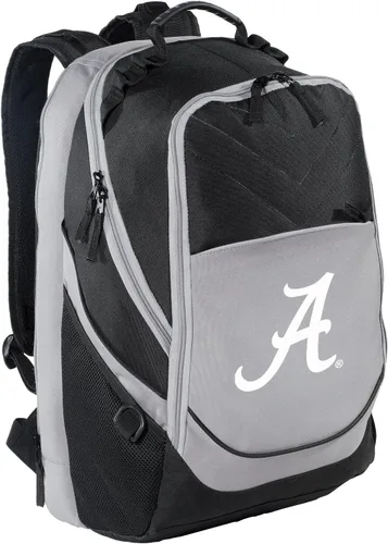 Vista 15 de Broad Bay Mochila Alabama University of Alabama Crimson Tide - Bolsas para computadora portátil, Negro y Gris - Logo Redondo, Tamaño único, Mochila