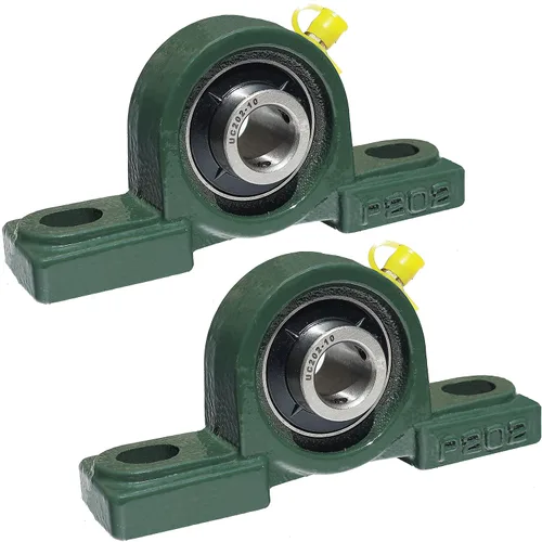 Vista 11 de Paquete de 2 UCP201-8 Rodamientos de Bloque de Almohada - Rodamientos de Bloque de Almohada Montados de 1/2" Base de Hierro Fundido Sólido